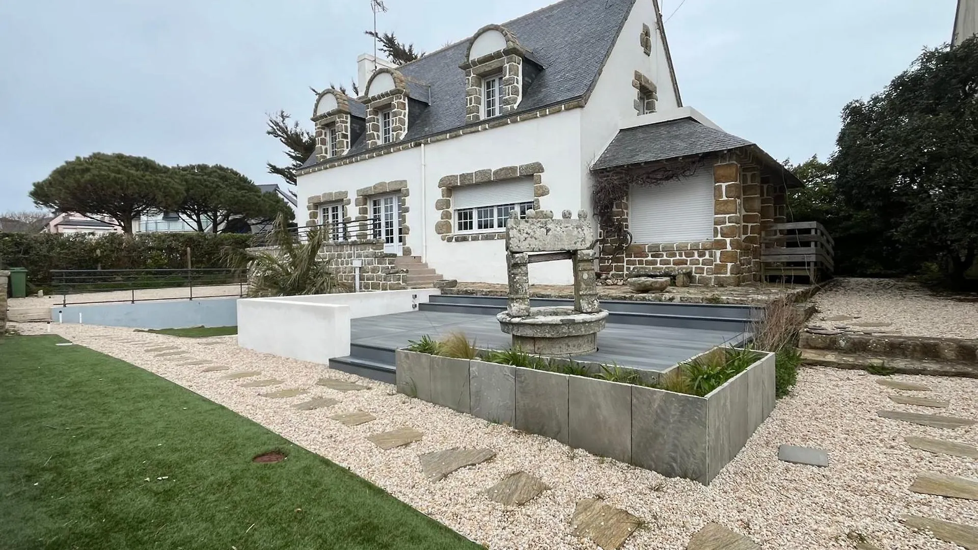 Grande Maison Vue Mer La Grande Plage A Pied キブロン